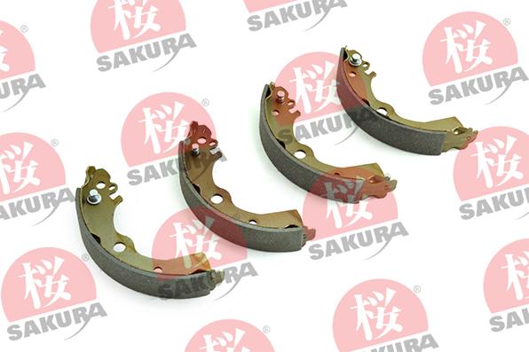 SAKURA 602-10-4090 - Комплект спирачна челюст vvparts.bg