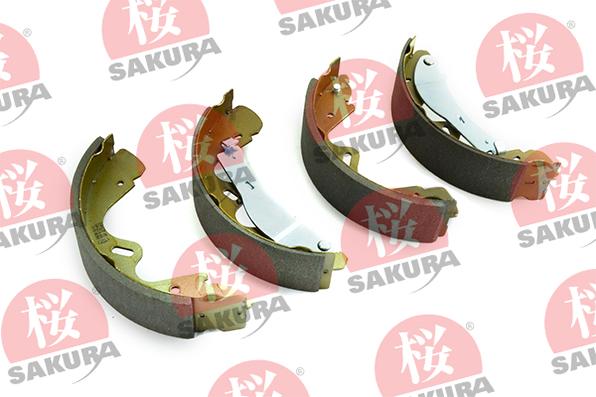 SAKURA 602-10-4008 - Комплект спирачна челюст vvparts.bg