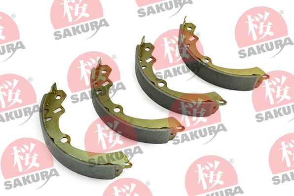 SAKURA 602-80-7030 - Комплект спирачна челюст vvparts.bg
