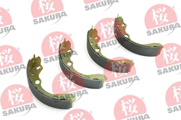 SAKURA 602-30-3595 - Комплект спирачна челюст vvparts.bg