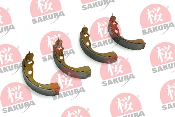 SAKURA 602-30-3550 - Комплект спирачна челюст vvparts.bg