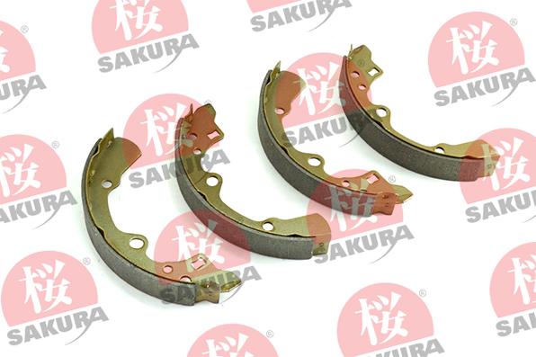 SAKURA 602-30-3510 - Комплект спирачна челюст vvparts.bg