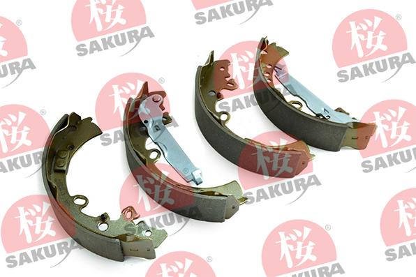 SAKURA 602-20-3845 - Комплект спирачна челюст vvparts.bg