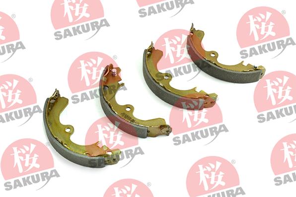 SAKURA 602-20-3765 - Комплект спирачна челюст vvparts.bg