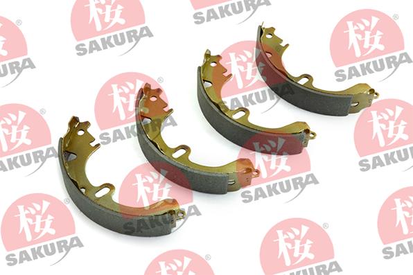 SAKURA 602-20-3710 - Комплект спирачна челюст vvparts.bg
