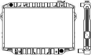 SAKURA Automotive 1461-0320 - Радиатор, охлаждане на двигателя vvparts.bg