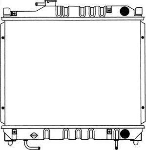 SAKURA Automotive 1081-0214 - Радиатор, охлаждане на двигателя vvparts.bg