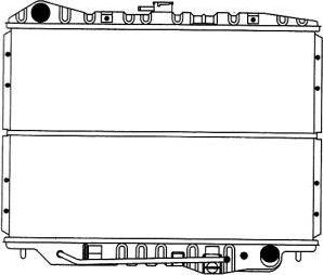 SAKURA Automotive 1071-0204 - Радиатор, охлаждане на двигателя vvparts.bg