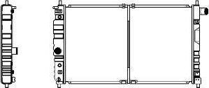 SAKURA Automotive 1140-0102 - Радиатор, охлаждане на двигателя vvparts.bg