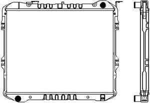 SAKURA Automotive 1301-0220 - Радиатор, охлаждане на двигателя vvparts.bg