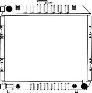 SAKURA Automotive 1311-0204 - Радиатор, охлаждане на двигателя vvparts.bg