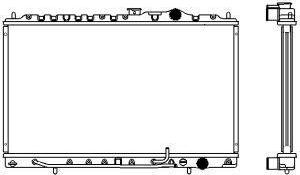 SAKURA Automotive 1321-0211 - Радиатор, охлаждане на двигателя vvparts.bg