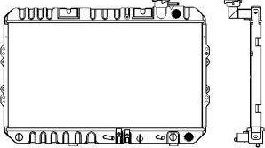 SAKURA Automotive 1210-0103 - Радиатор, охлаждане на двигателя vvparts.bg