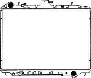 SAKURA Automotive 1211-0236 - Радиатор, охлаждане на двигателя vvparts.bg