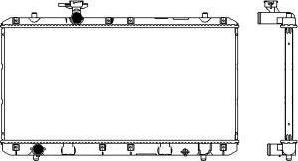 SAKURA Automotive 3431-1010 - Радиатор, охлаждане на двигателя vvparts.bg