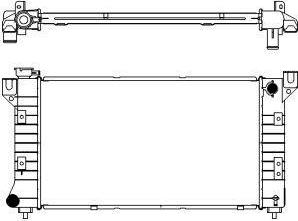 SAKURA Automotive 3091-1010 - Радиатор, охлаждане на двигателя vvparts.bg