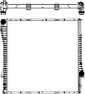 SAKURA Automotive 3011-1009 - Радиатор, охлаждане на двигателя vvparts.bg