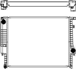 SAKURA Automotive 3011-1010 - Радиатор, охлаждане на двигателя vvparts.bg