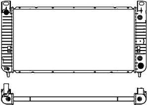 SAKURA Automotive 3081-1014 - Радиатор, охлаждане на двигателя vvparts.bg