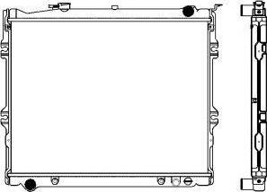 SAKURA Automotive 3301-1001 - Радиатор, охлаждане на двигателя vvparts.bg