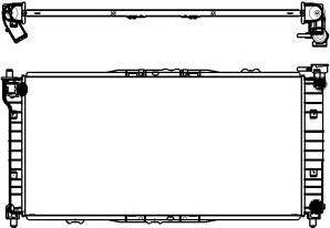 SAKURA Automotive 3301-1023 - Радиатор, охлаждане на двигателя vvparts.bg