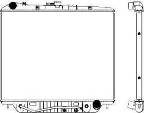 SAKURA Automotive 3241-1008 - Радиатор, охлаждане на двигателя vvparts.bg