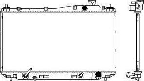 SAKURA Automotive 3211-1008 - Радиатор, охлаждане на двигателя vvparts.bg