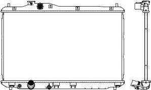 SAKURA Automotive 3211-8530 - Радиатор, охлаждане на двигателя vvparts.bg