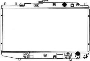 SAKURA Automotive 2211-1013 - Радиатор, охлаждане на двигателя vvparts.bg