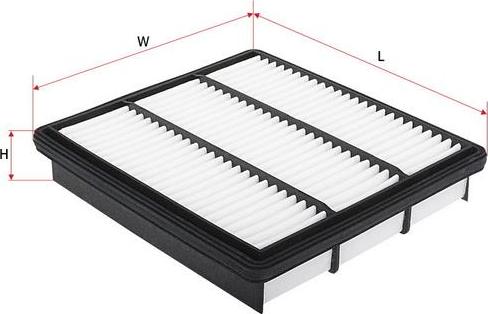 SAKURA Automotive A-1044 - Въздушен филтър vvparts.bg