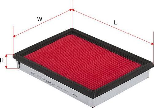 SAKURA Automotive A-1863 - Въздушен филтър vvparts.bg
