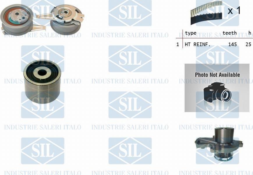 Saleri SIL K1PA1636 - Водна помпа+ к-кт ангренажен ремък vvparts.bg