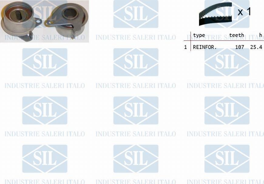 Saleri SIL TK1454 - Комплект ангренажен ремък vvparts.bg