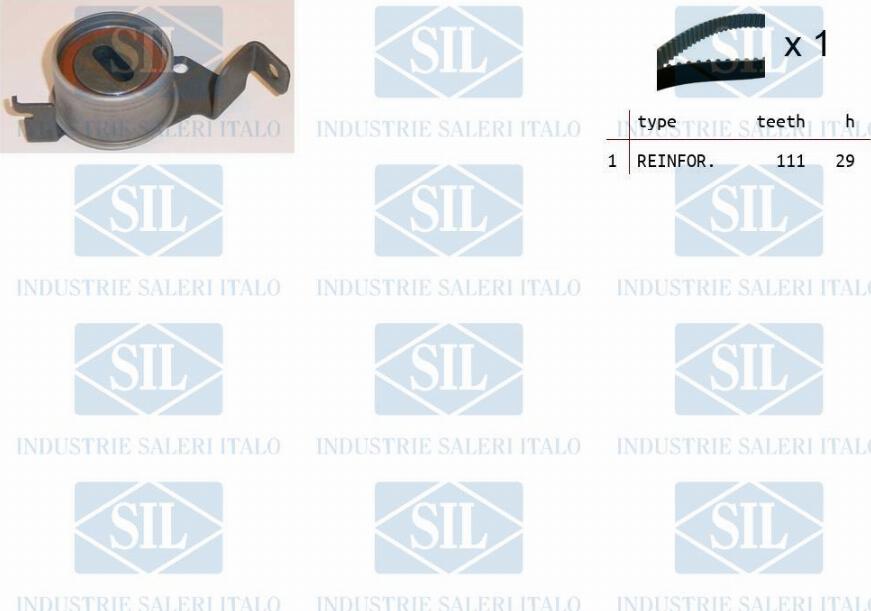 Saleri SIL TK1402 - Комплект ангренажен ремък vvparts.bg