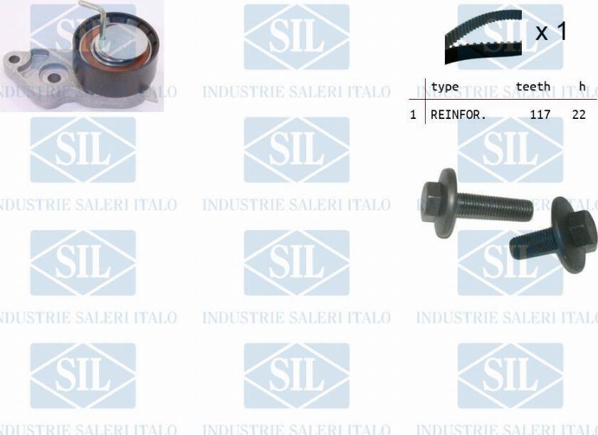 Saleri SIL TK1064 - Комплект ангренажен ремък vvparts.bg