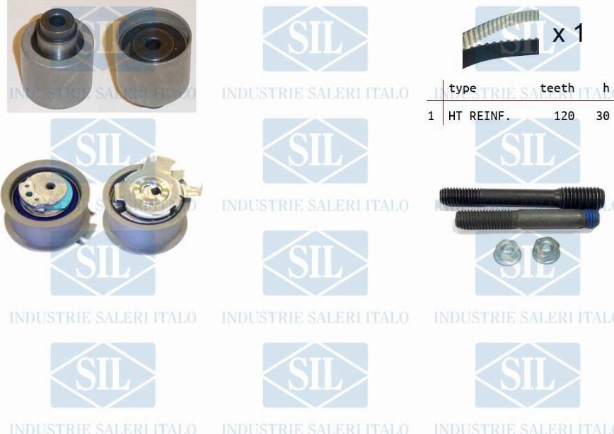 Saleri SIL TK1061 - Комплект ангренажен ремък vvparts.bg