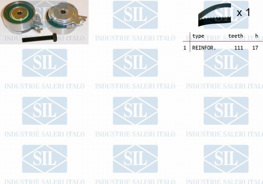 Saleri SIL TK1005 - Комплект ангренажен ремък vvparts.bg