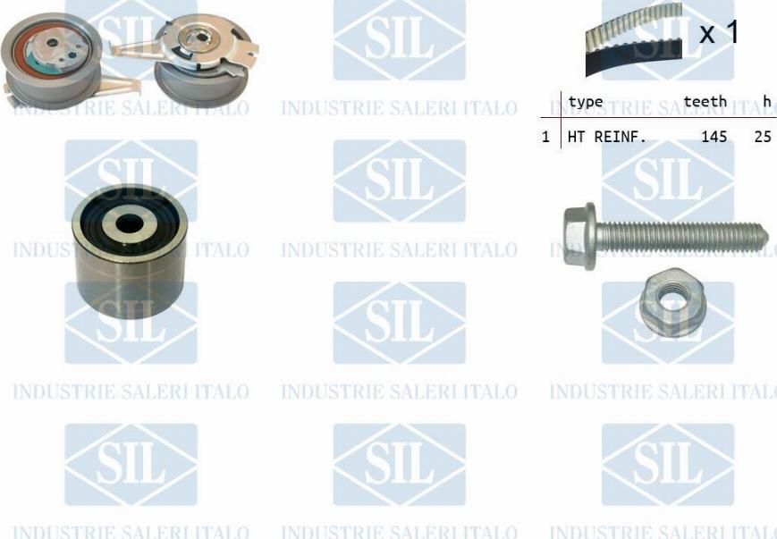 Saleri SIL TK1391 - Комплект ангренажен ремък vvparts.bg