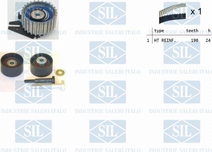 Saleri SIL TK1302 - Комплект ангренажен ремък vvparts.bg