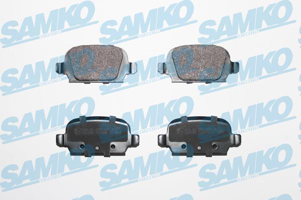 Samko 5SP998 - Комплект спирачно феродо, дискови спирачки vvparts.bg