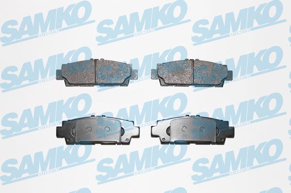 Samko 5SP943 - Комплект спирачно феродо, дискови спирачки vvparts.bg