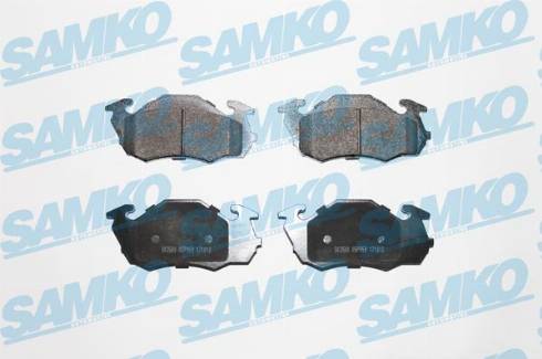 Samko 5SP959 - Комплект спирачно феродо, дискови спирачки vvparts.bg