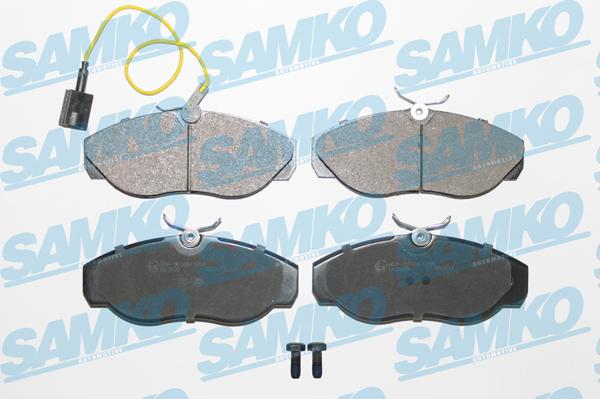 Samko 5SP964 - Комплект спирачно феродо, дискови спирачки vvparts.bg