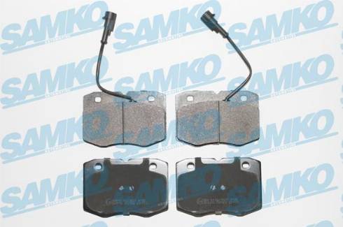 Samko 5SP963 - Комплект спирачно феродо, дискови спирачки vvparts.bg