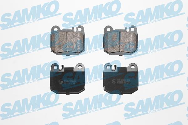 Samko 5SP901 - Комплект спирачно феродо, дискови спирачки vvparts.bg