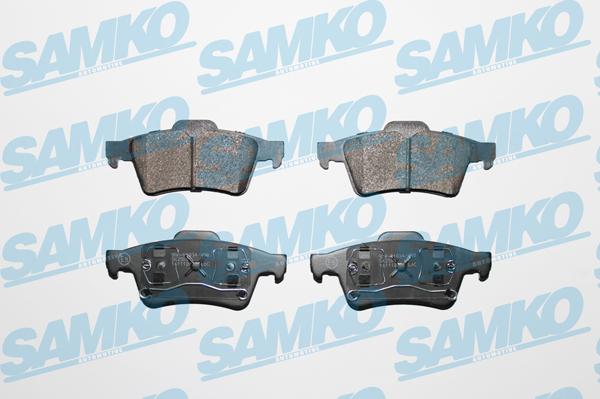 Samko 5SP907 - Комплект спирачно феродо, дискови спирачки vvparts.bg