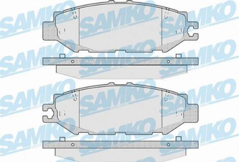 Samko 5SP939 - Комплект спирачно феродо, дискови спирачки vvparts.bg