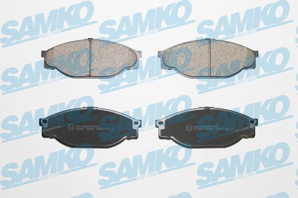 Samko 5SP927 - Комплект спирачно феродо, дискови спирачки vvparts.bg