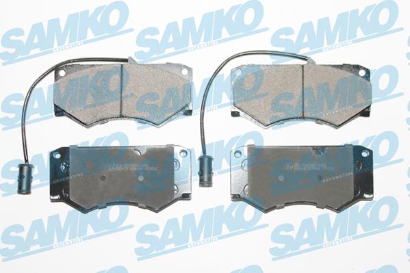 Samko 5SP499 - Комплект спирачно феродо, дискови спирачки vvparts.bg