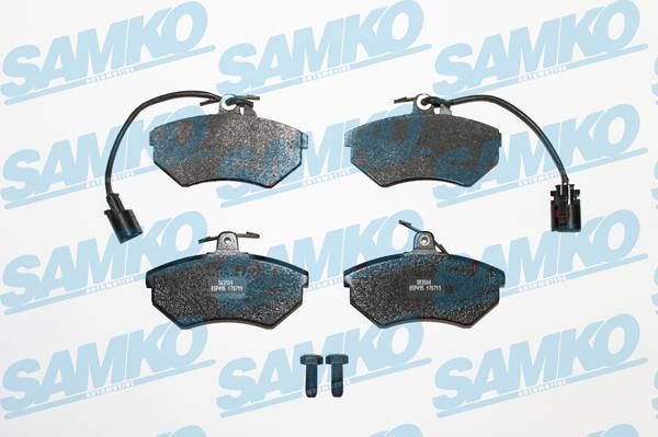Samko 5SP495 - Комплект спирачно феродо, дискови спирачки vvparts.bg